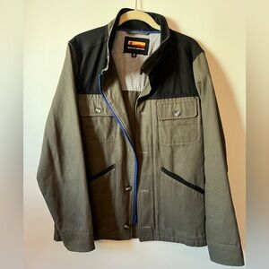 Brooklyn Industries Olive and Black Utility Jacket